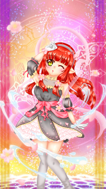 さくらレインちゃん Ibispaint