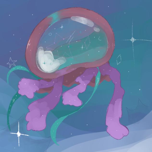 starry sky jellyfish