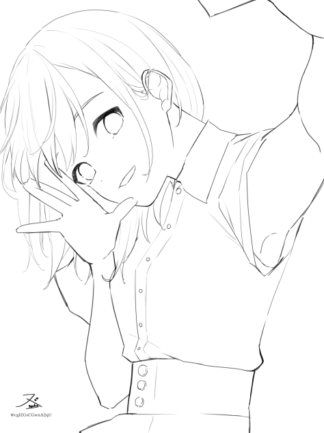 100枚目❗️ 線画