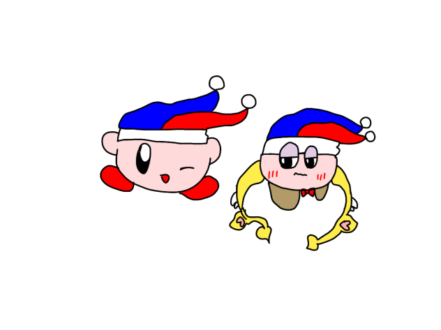 マルクとカービィおそろい！