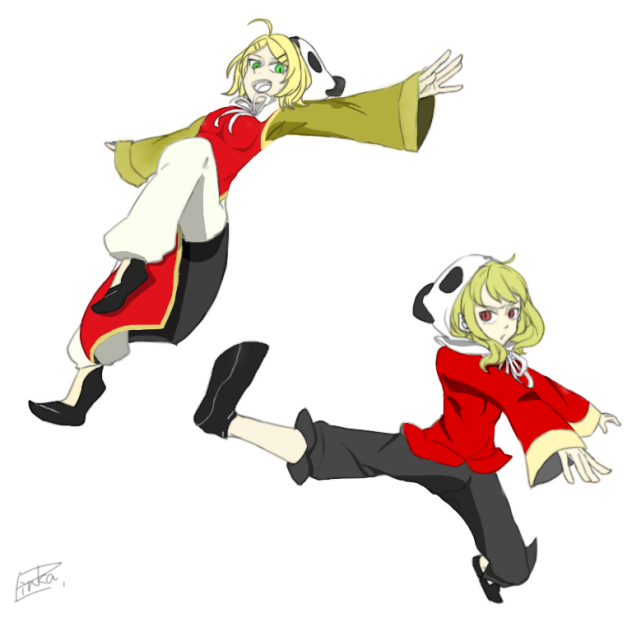 【線画】いーあるふぁんくらぶ 【塗り絵】塗らせていただきました