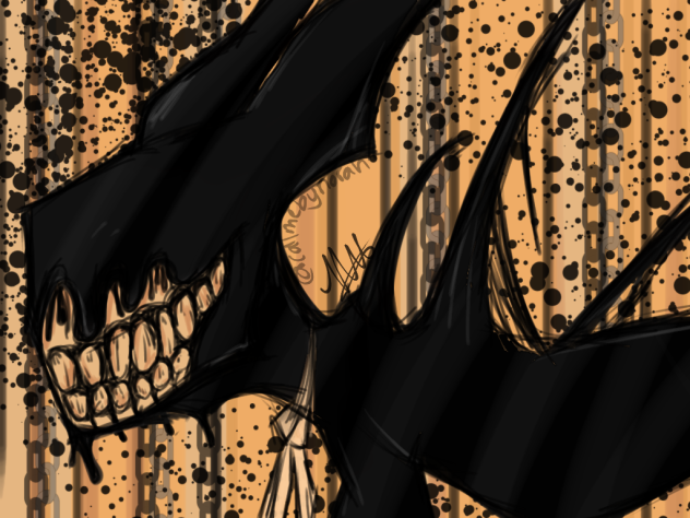 Inky Bendy Drawing #2