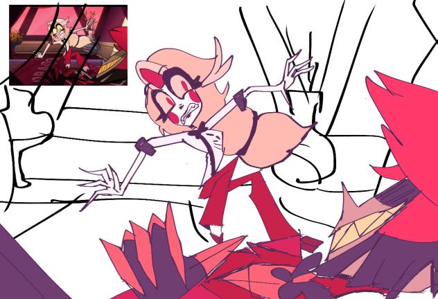 Proceeds to fall off her own bed