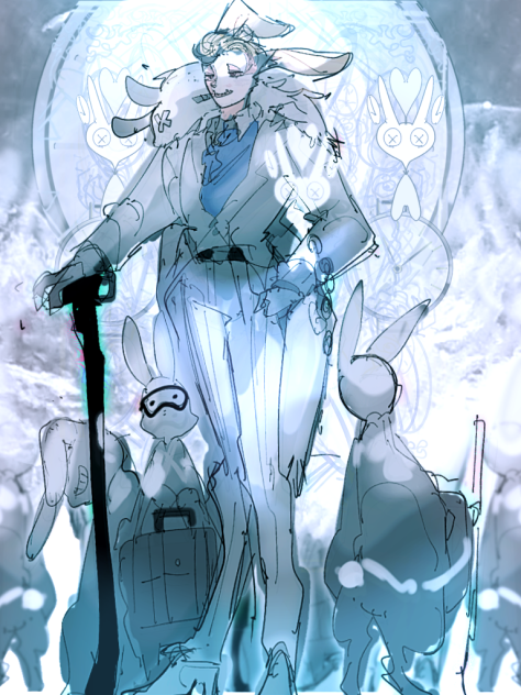 キャラデザ　🐇