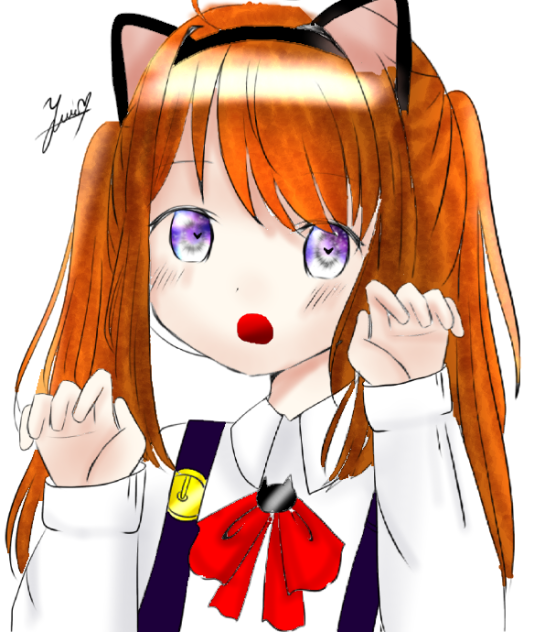 ゆいさんの線画塗った‼