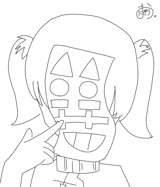 塗り絵線画