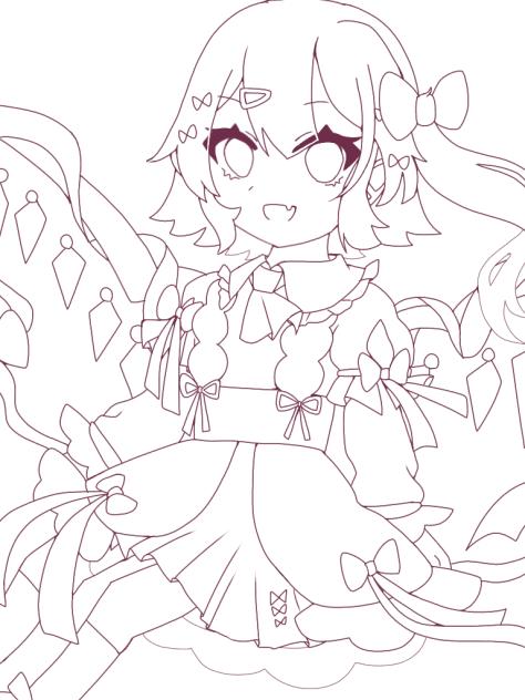 🎀フラン 線画 - ibisPaint