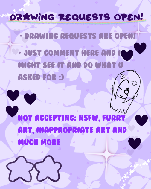 Drawing requests open!
