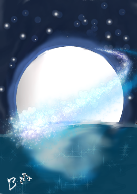 the moon - ibisPaint