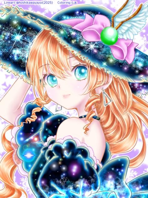 星川ヤヨイ様の線画塗りました♪