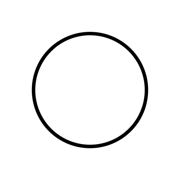 Black Circle, White Inside
