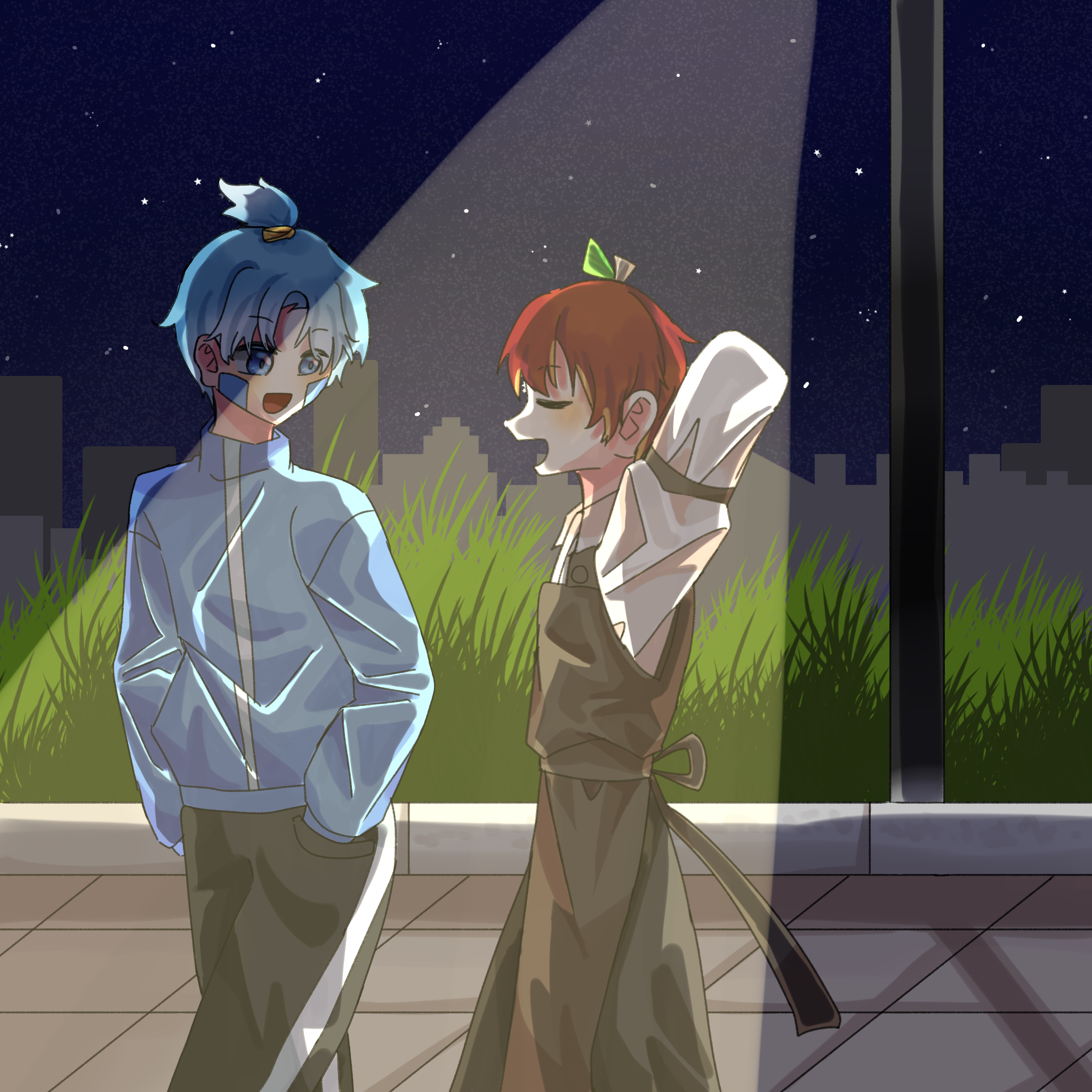 팀샐러드 - 실친조 (마플파크모) - ibisPaint