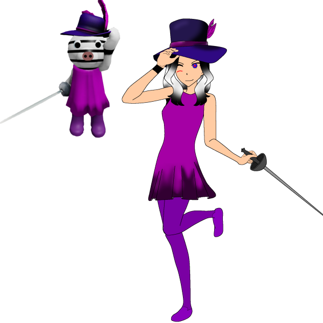 zizzy (piggy) as a human!