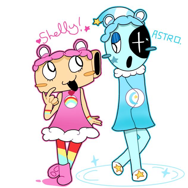 shelly & astro ! (dandys world)