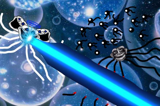 多元宇宙の神vsしだれ神　トロルジ