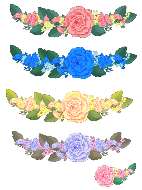 IBM2706 flower crowns a