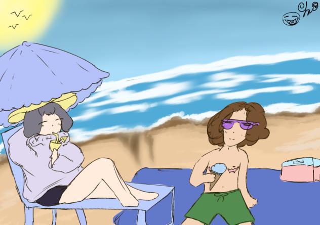 Beach Day (〝⌒∇⌒〝)