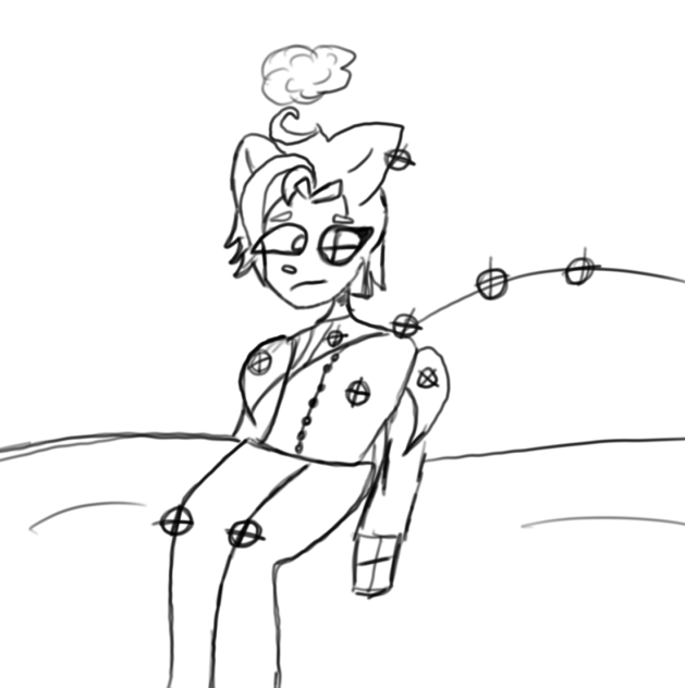 No coloring sketch 2