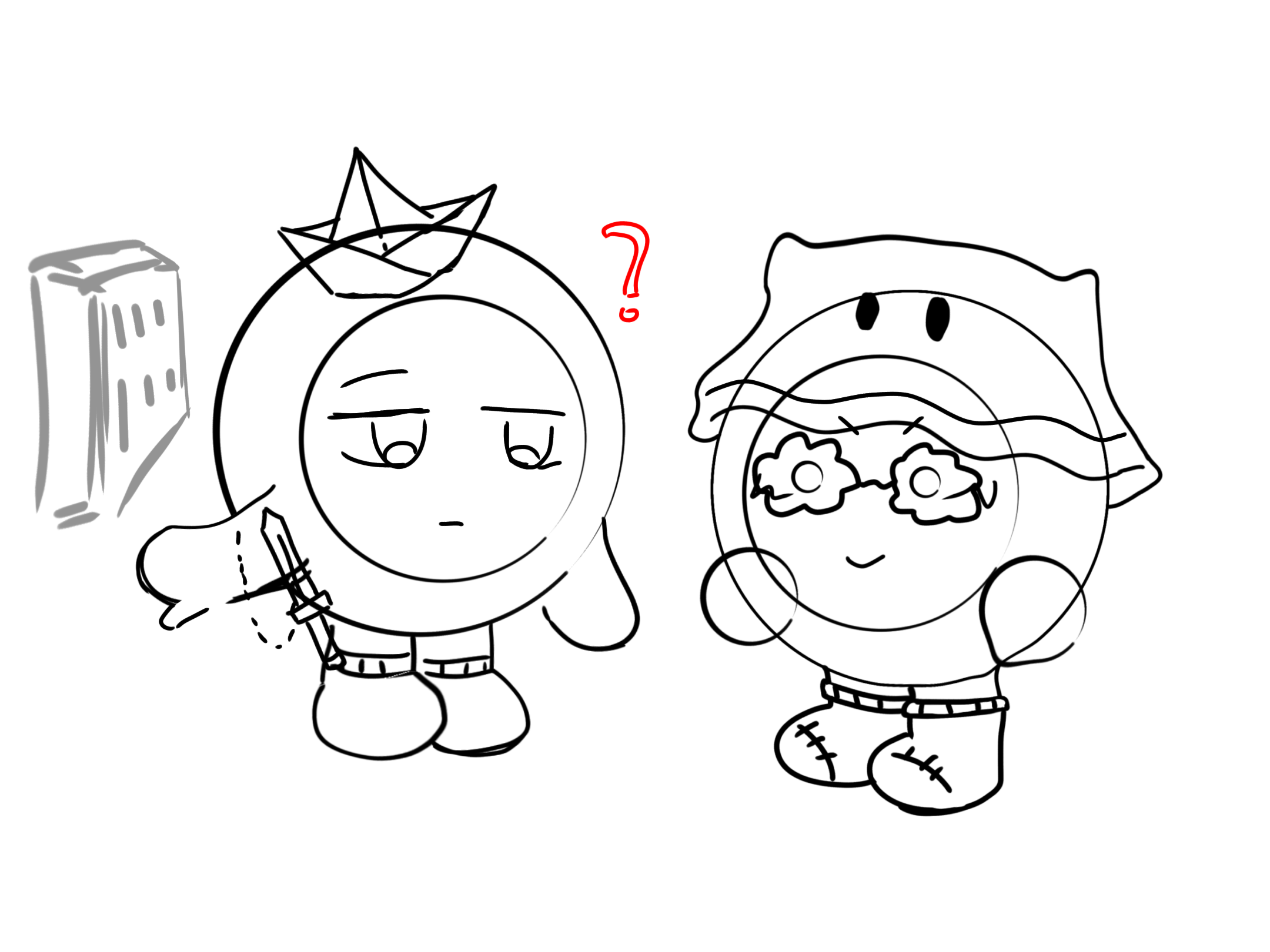 They look so cute together - ibisPaint