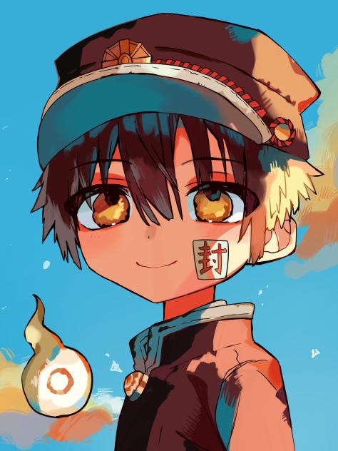 専用 手描きイラスト 花子くん 花子くん & 八尋寧々 こちらはまっちゃんへお渡し予定🍦🫧 ̖́