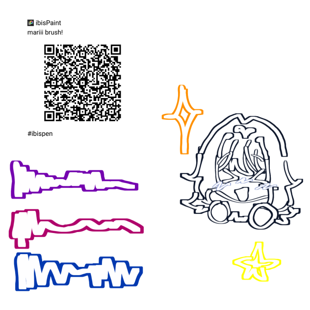Random brush - ibisPaint