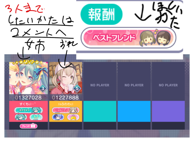 ベストフレンド称号欲しい方