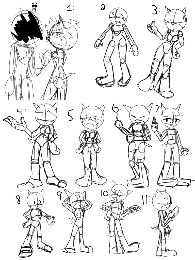 Sketches pt 3 ibispaint
