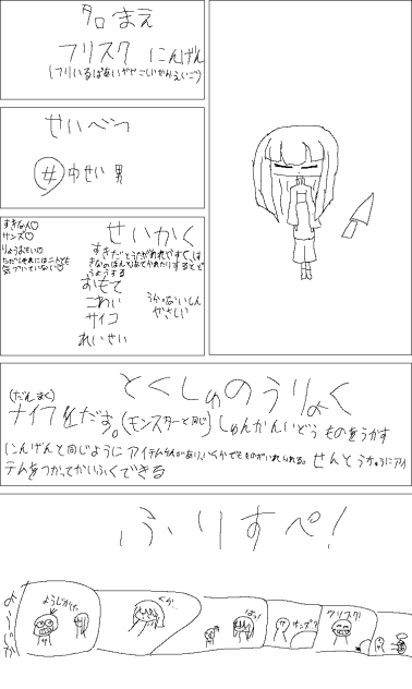 オリキャラのフリスク