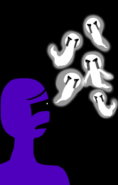 Purple guy & ghost’s