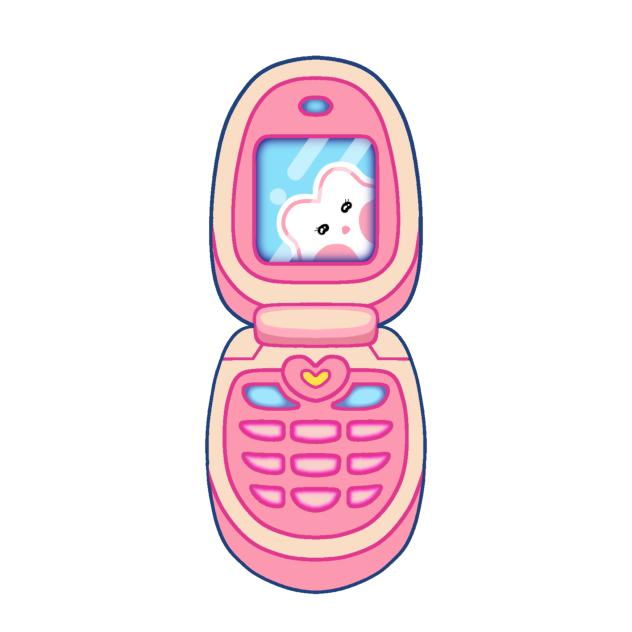 Y2k cute cell phone 1
