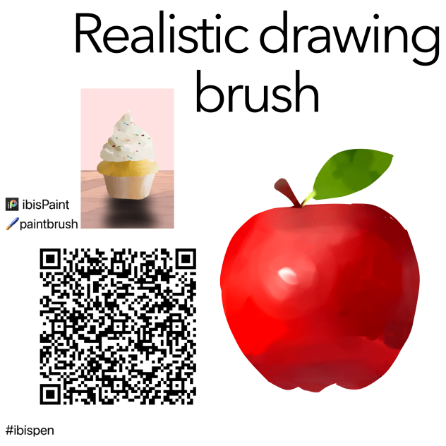 Realistic drawing brush