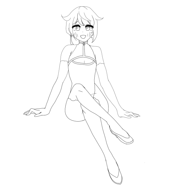 Xingqiu in a Qipao2 coloring page