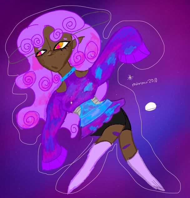 Alien in space