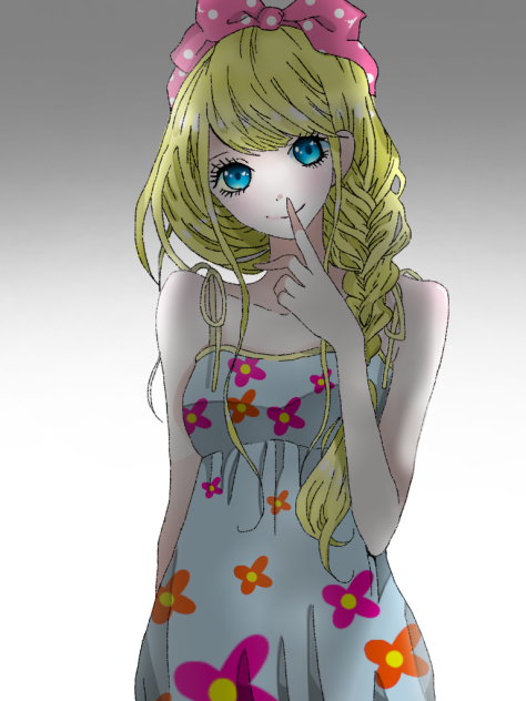 女の子   私のペイントスタイル