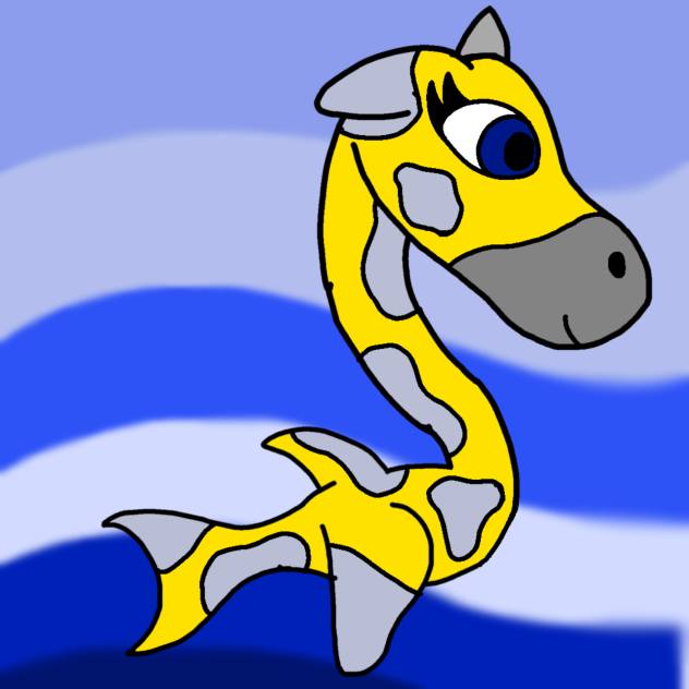 Fusión de 🦒 y 🐬
