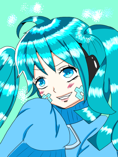 エネちゃんちゃん  塗り