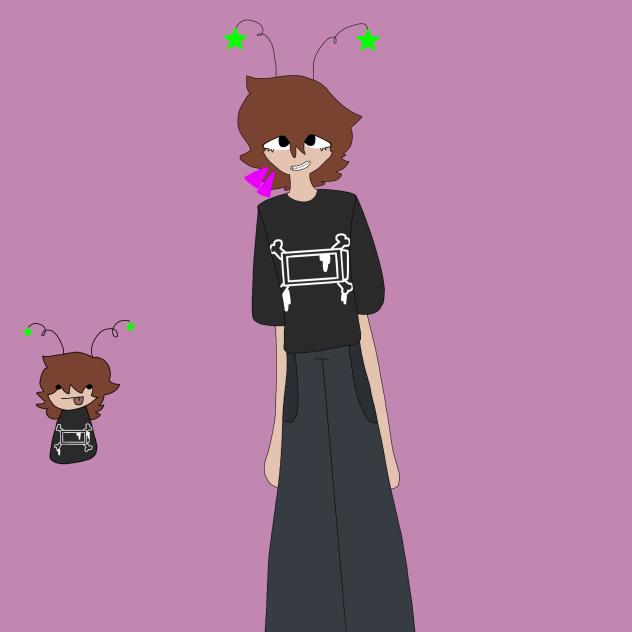 Clover is alien and she is kinda spacey🛸