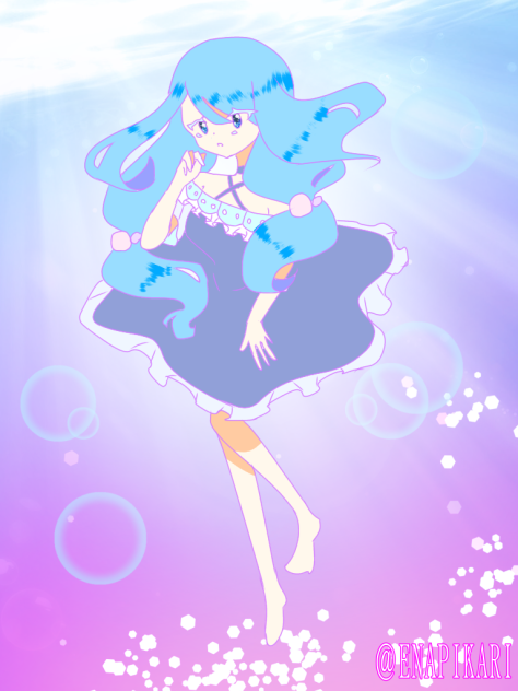 水の精霊 Ibispaint