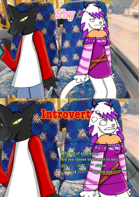 Shy and introvert