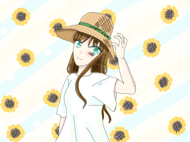 ひまわりの少女🌻