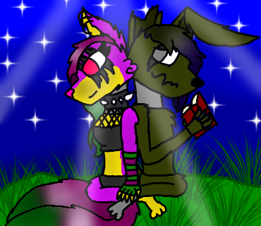 under the moonlight stars - ibisPaint
