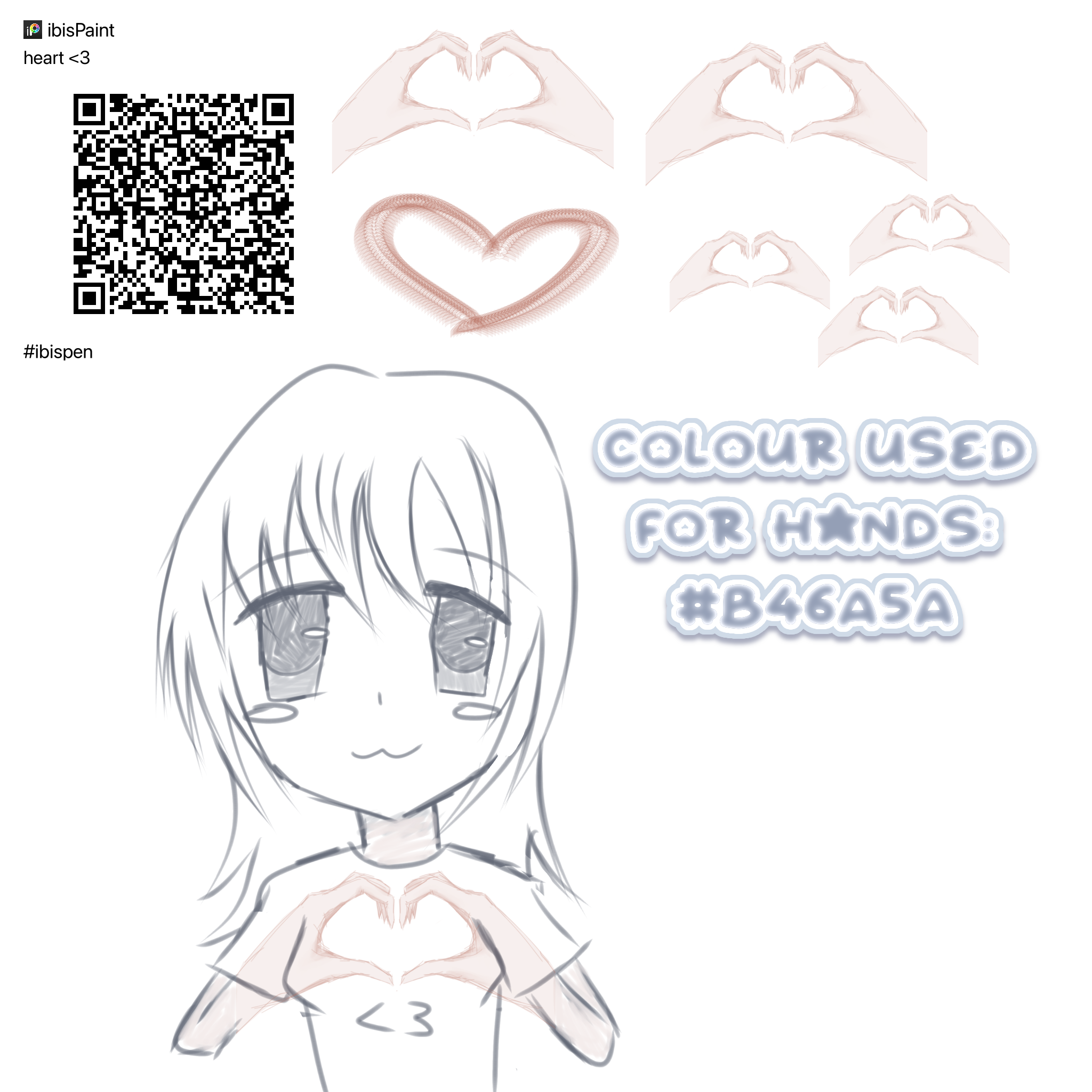 hand heart brush - ibisPaint