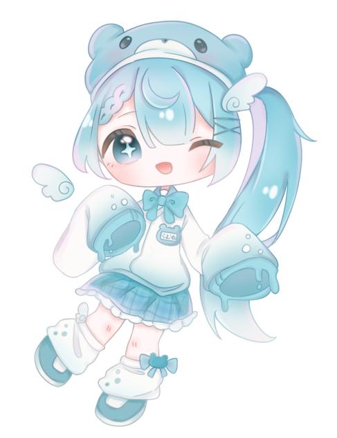 甘泡ラムネ　新衣装(ミニキャラ)