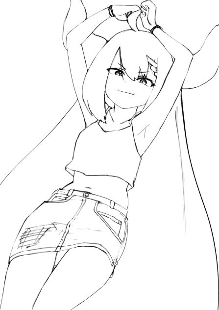 ラプ様　塗り絵