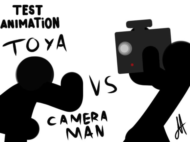 test animation [Toya vs camera-Man]🪞📷☠️