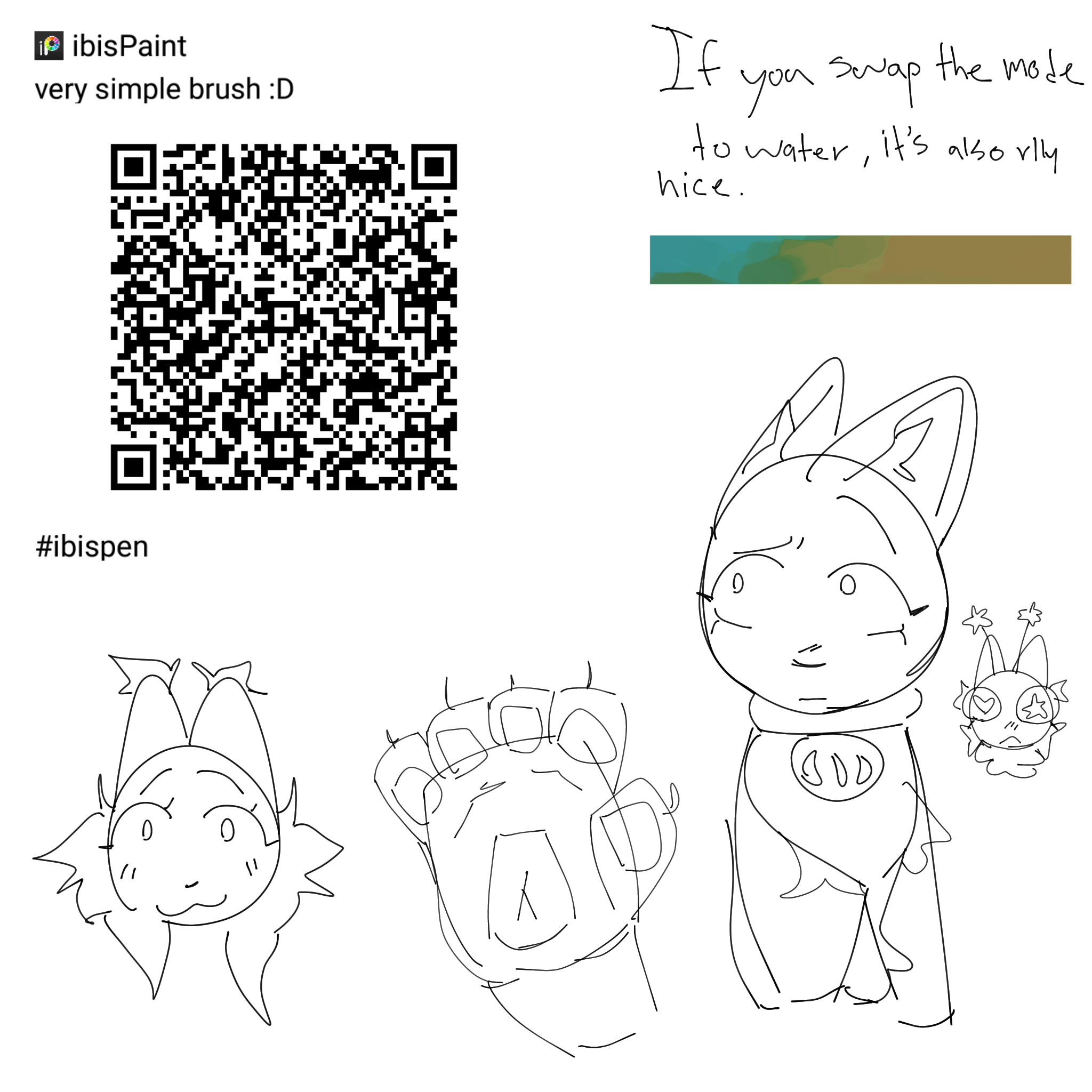 my brush I use for everything - ibisPaint