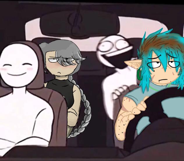 collab with my oc, Sylvia Archer