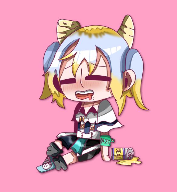 ミニキャラ座る01(02)