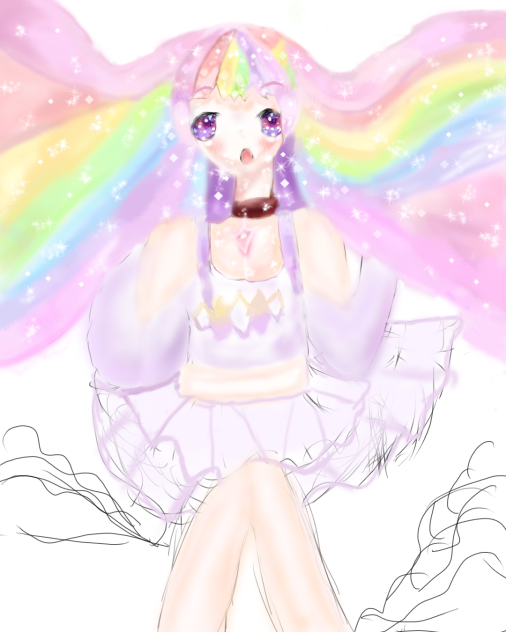 rainbow hair