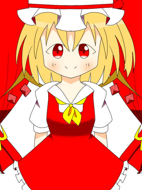 下手絵フランドール・スカーレット   リベンジ！